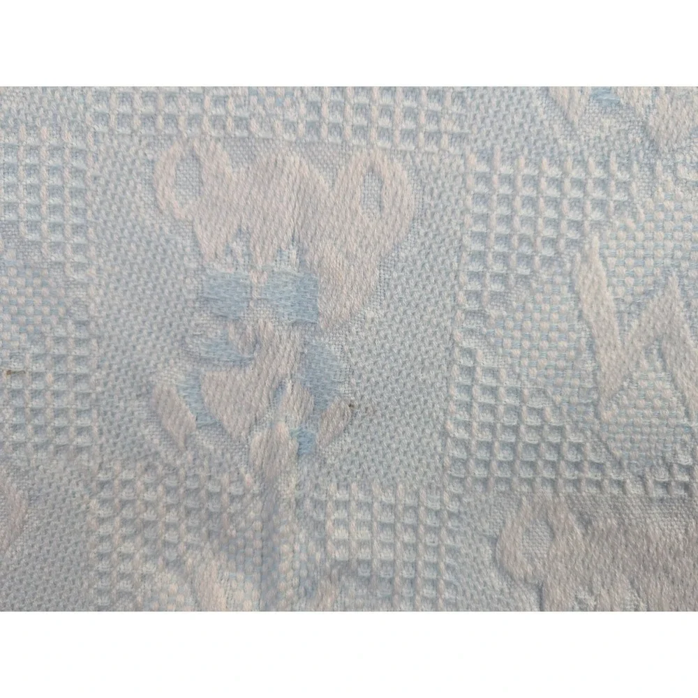 Up Scale Blue Acrylic Baby Blanket‎